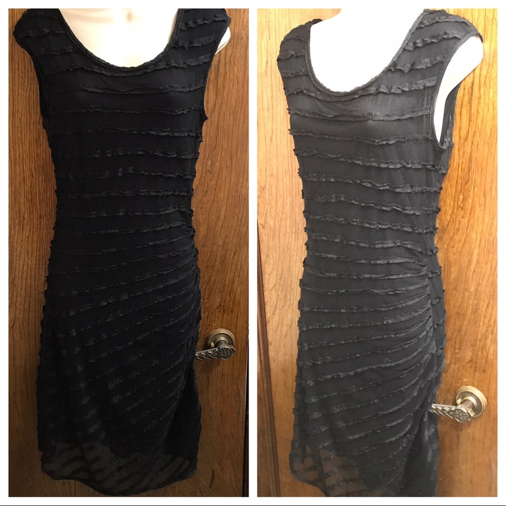 Nordstrom Max Studio Scoop Neck Textured Dress